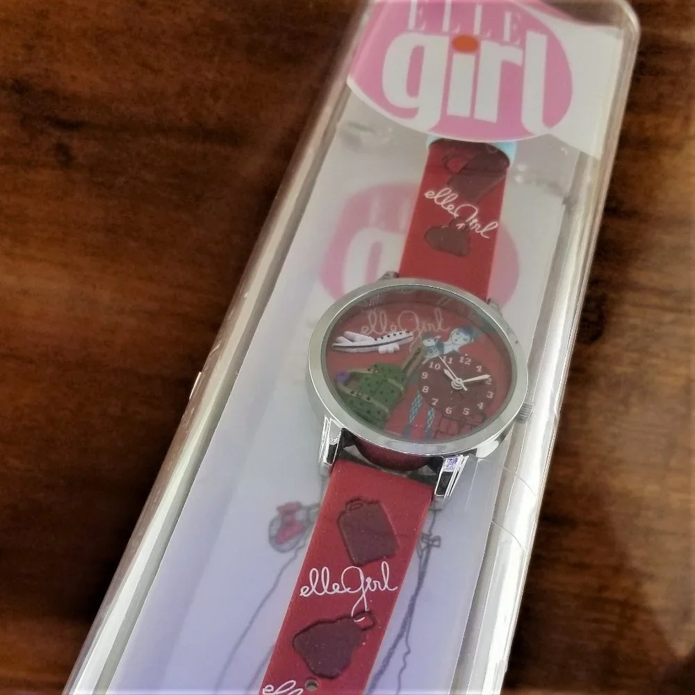 New ELLE GIRL Fashion is My Passion Travel Flight Attendant Paris Watch